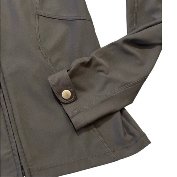 Nike FIT DRY Women’s Full Zip Jacket Dark Gray Sz XS Activewear Athleisure - Picture 6 of 7